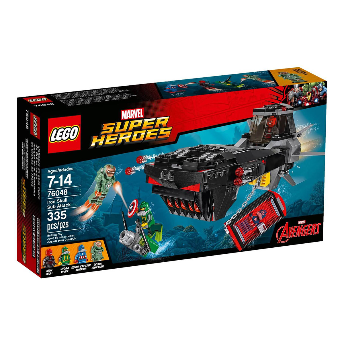 LEGO Marvel 76048 Iron Skull Sub Attack