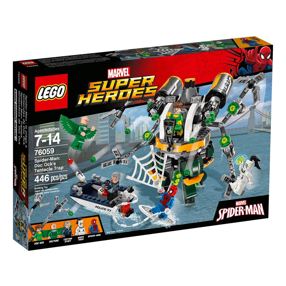LEGO Marvel 76059 Spider-Man: Doc Ock's Tentacle Trap