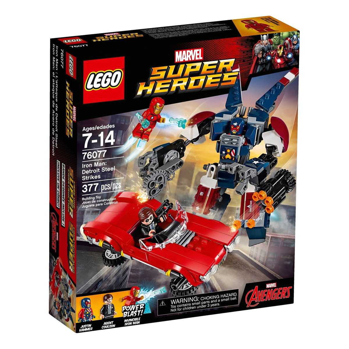 LEGO Marvel 76077 Iron Man: Detroit Steel Strikes
