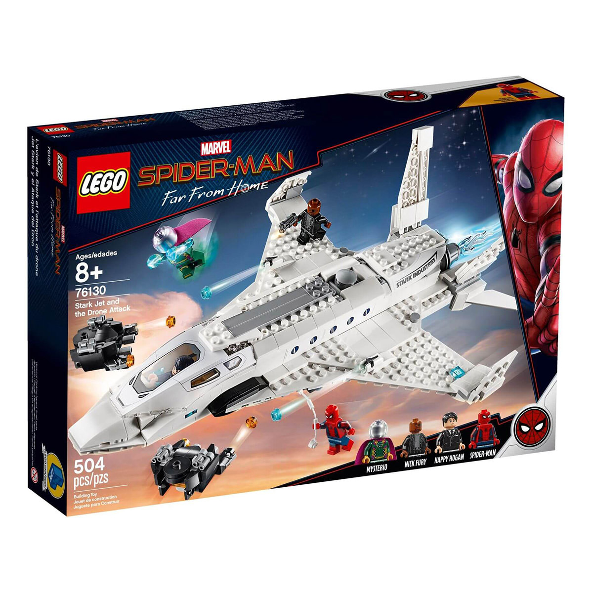 LEGO Marvel 76130 Stark Jet and the Drone Attack