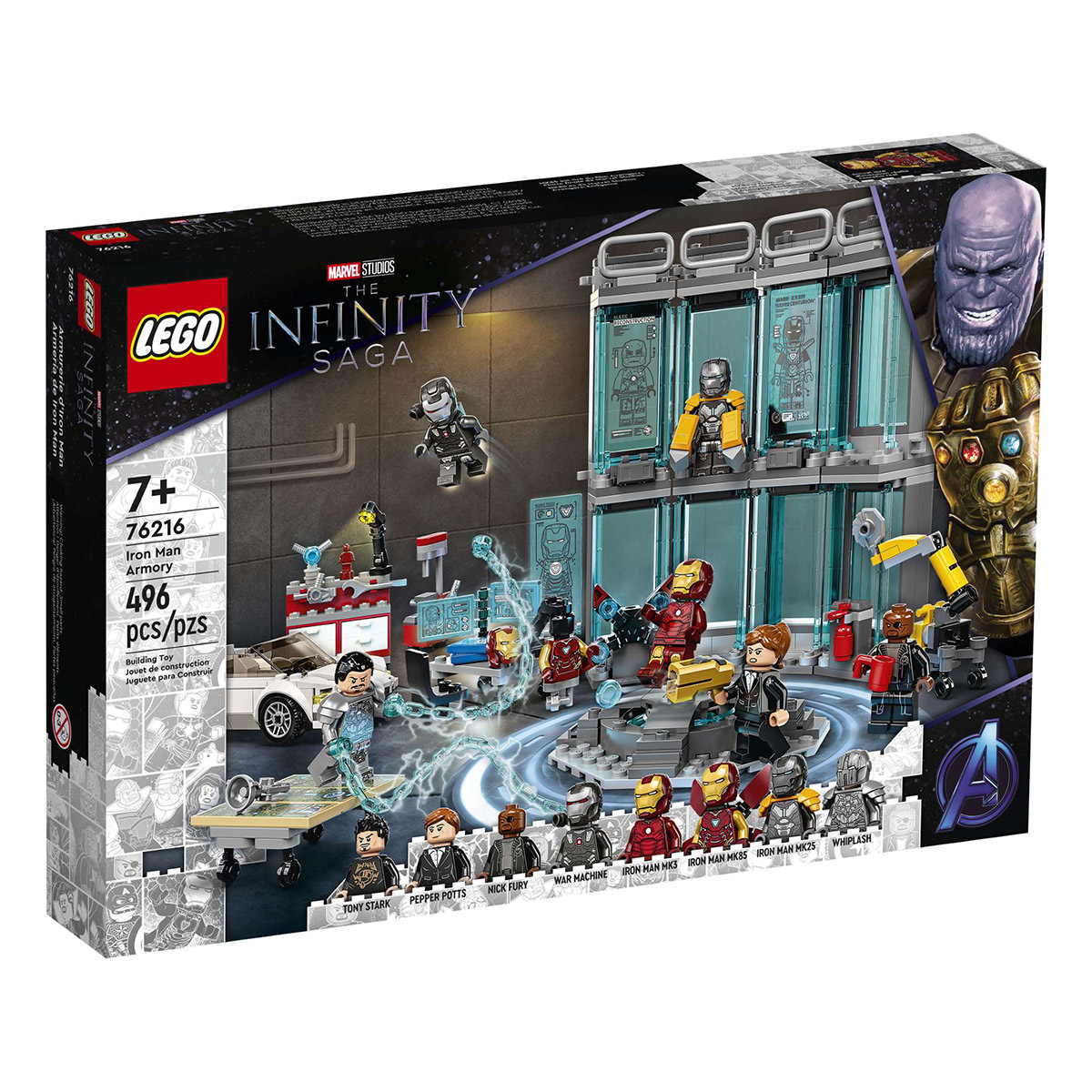 LEGO Marvel 76216 Iron Mans Werkstatt