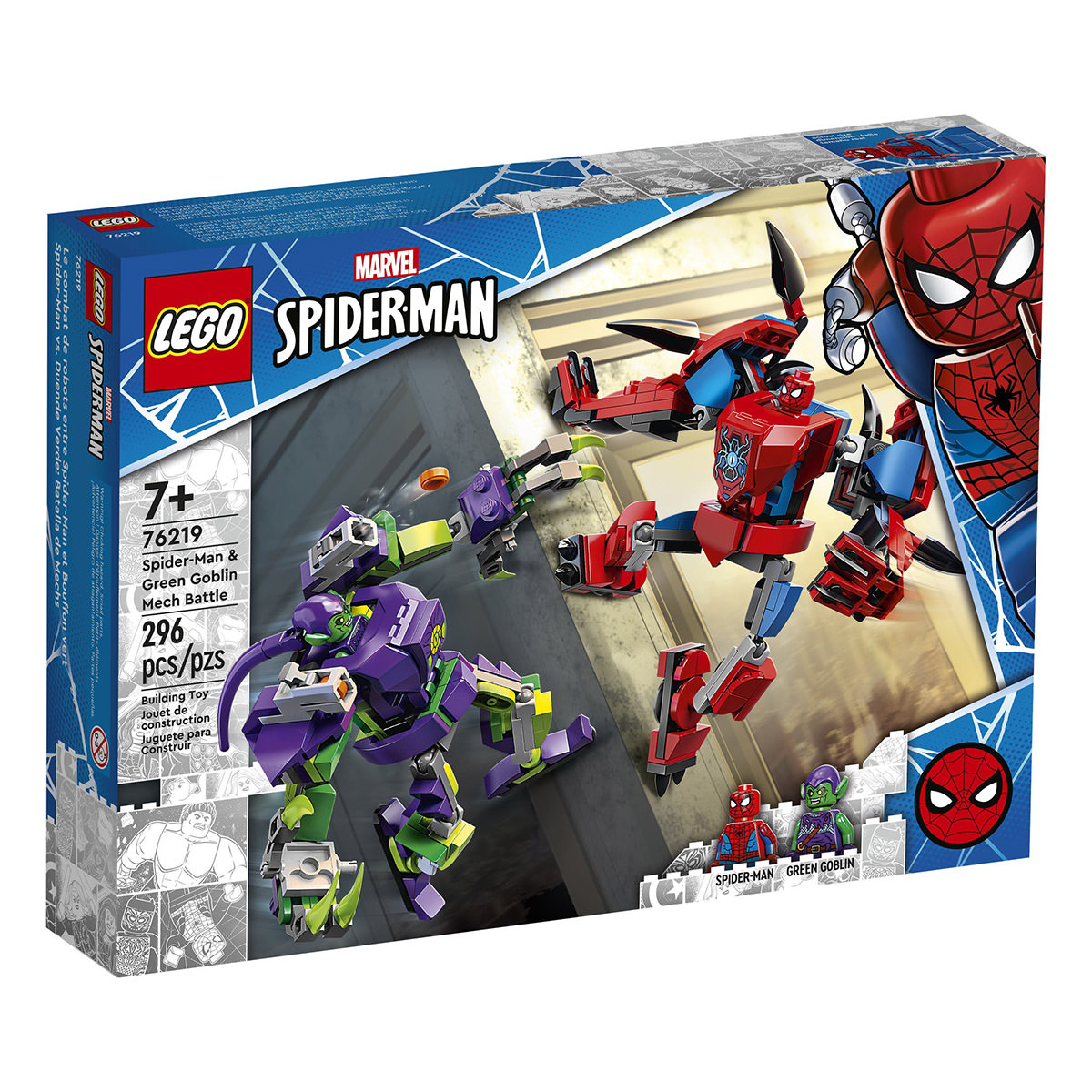 LEGO Marvel 76219 Spider-Man & Green Goblin Mech Battle