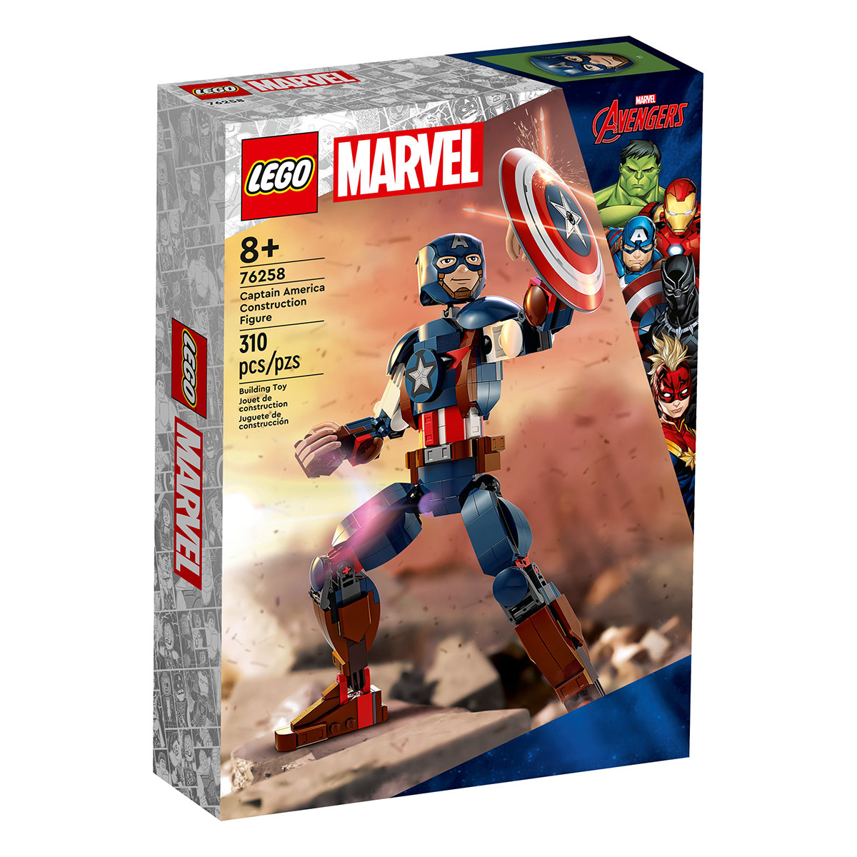 LEGO Marvel 76258 Captain America Construction Figure