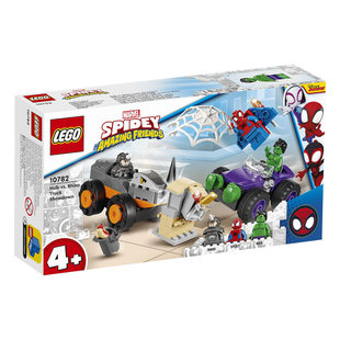 LEGO Marvel Hulk vs. Rhino Truck Showdown 10782