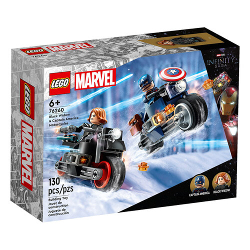 LEGO Marvel 76260 Black Widow & Captain America Motorcycles