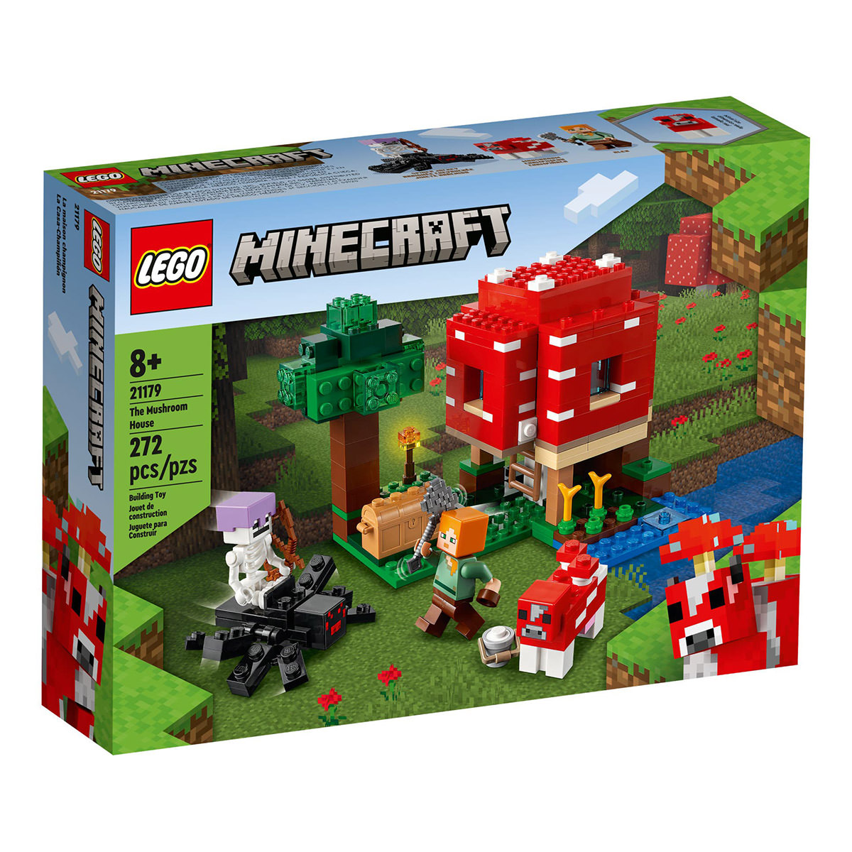 LEGO Minecraft 21179 The Mushroom House