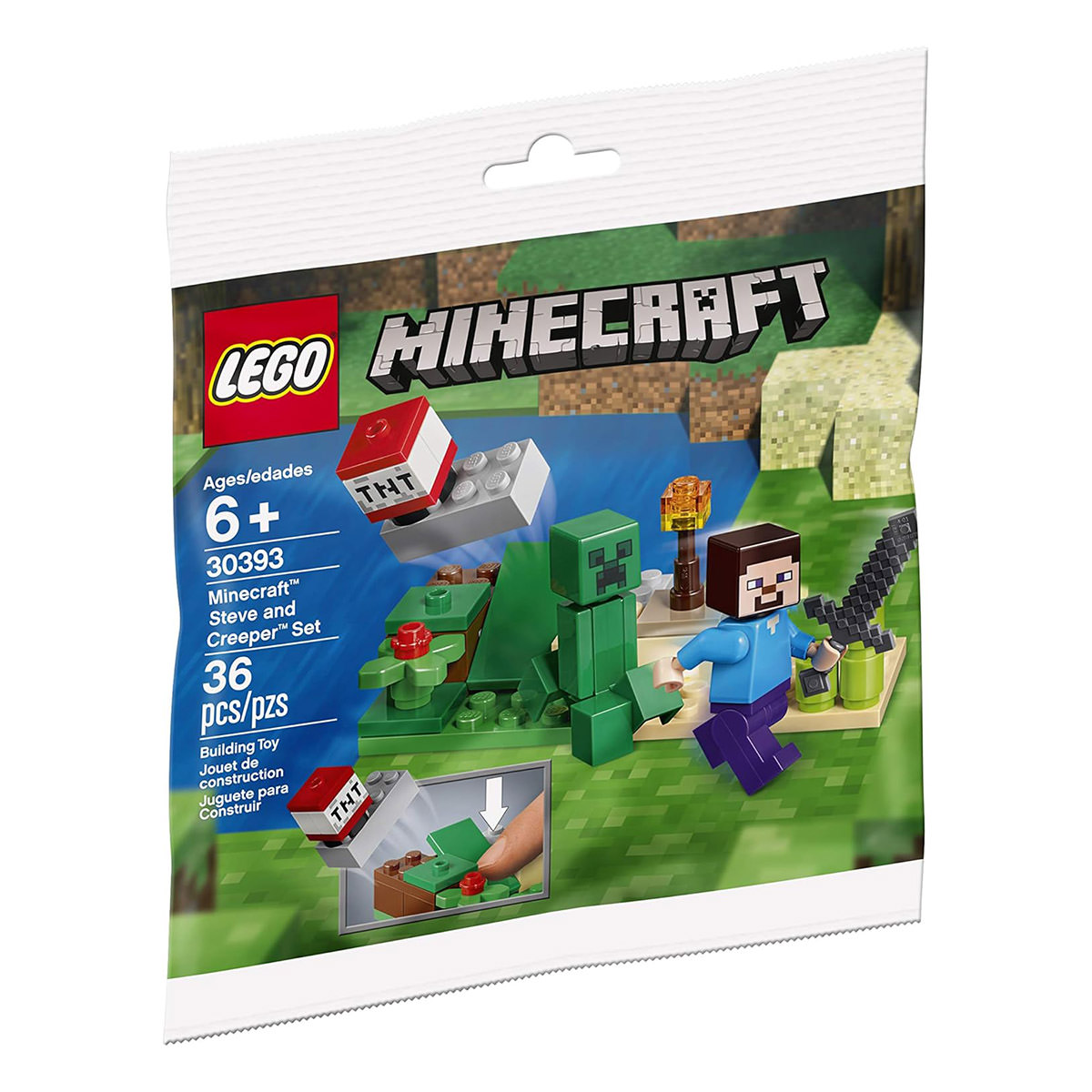 LEGO Minecraft 30393 Steve and Creeper Set