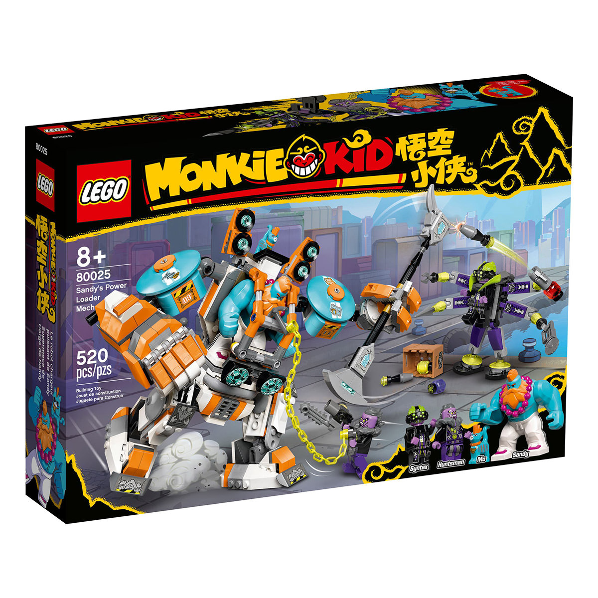 LEGO Monkie Kid 80025 Sandy's Power Loader Mech