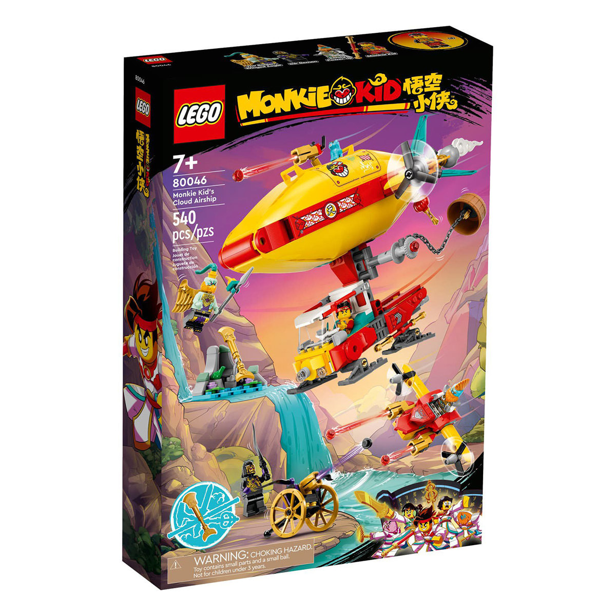 LEGO Monkie Kid 80046 Monkie Kids Wolkenschiff