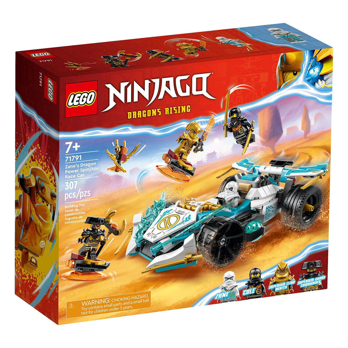 LEGO Ninjago 71791 Zane's Dragon Power Spinjitzu Race Car