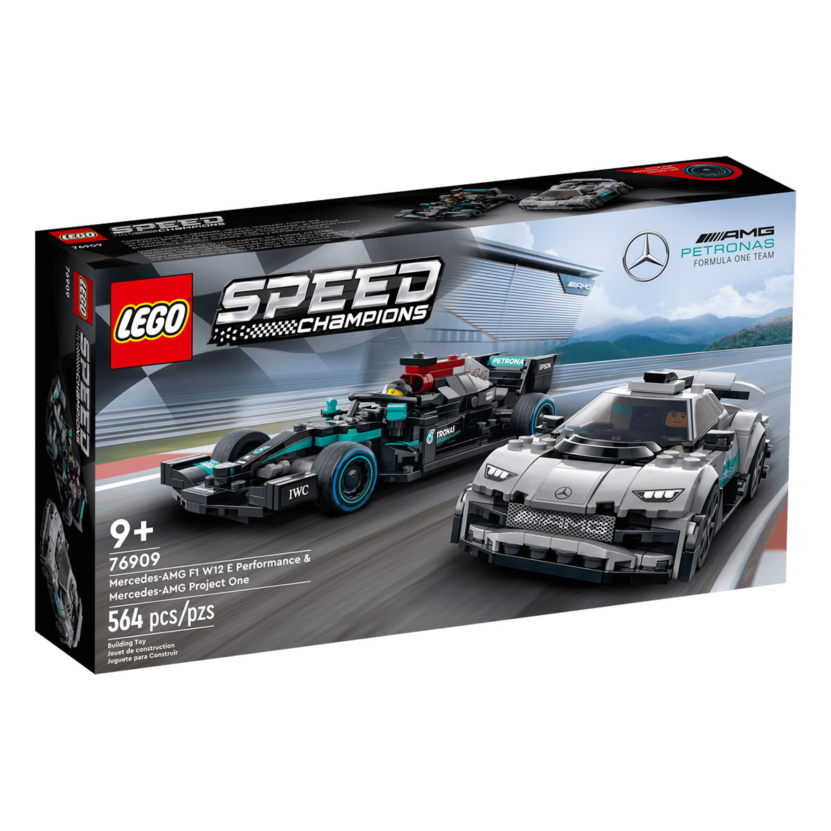 LEGO Speed Champions 76909 Mercedes-AMG F1 W12 E Performance & Mercedes-AMG Project One