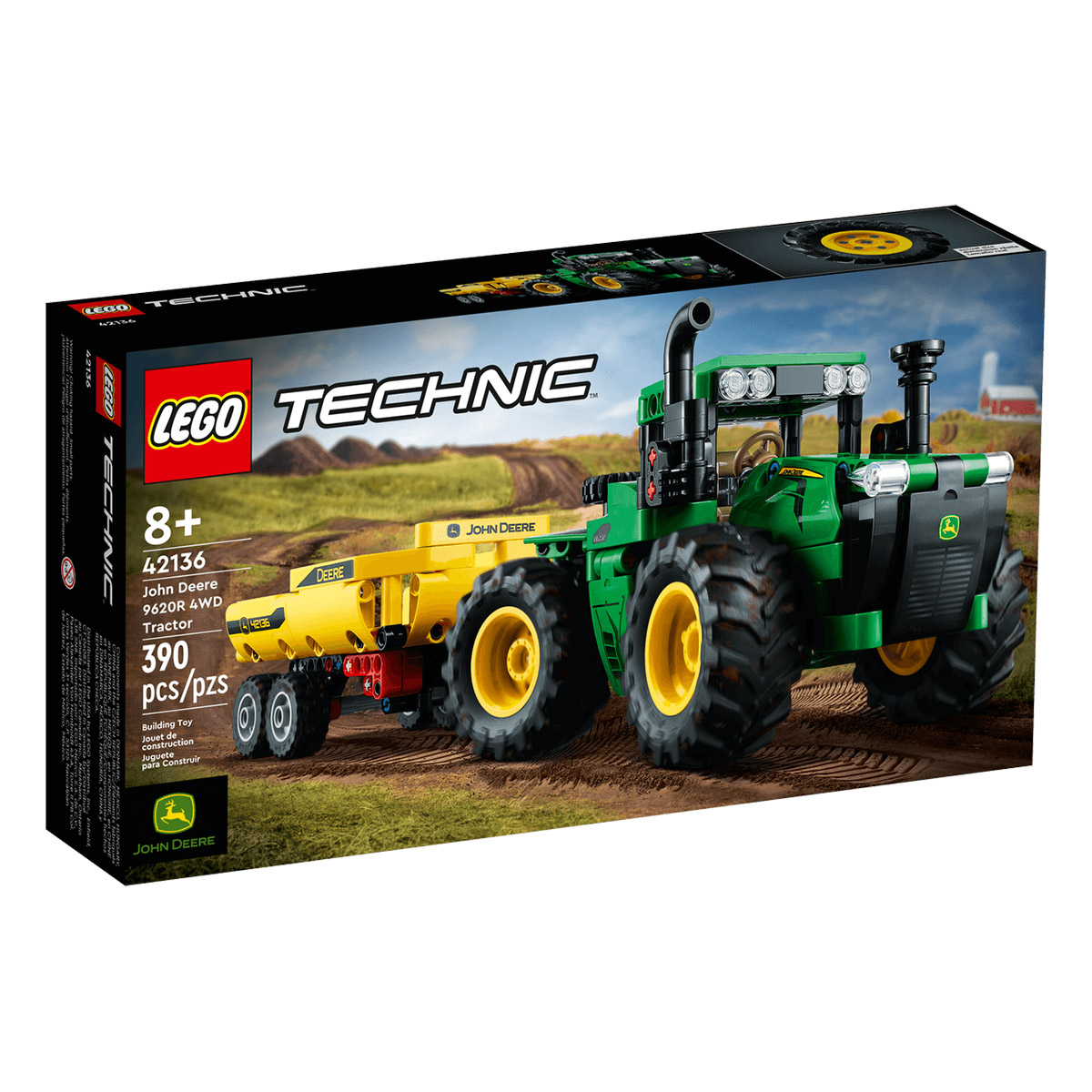 LEGO Technic 42136 John Deere 9620R 4WD Tractor