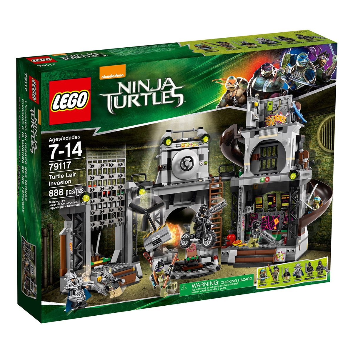 LEGO Teenage Mutant Ninja Turtles 79117 Turtle Lair Invasion