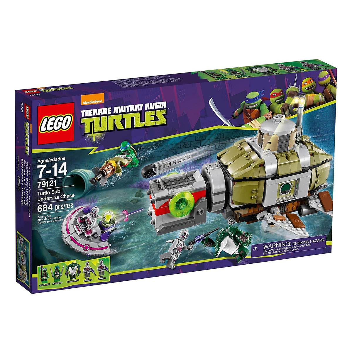 LEGO Teenage Mutant Ninja Turtles 79121 Turtle Sub Undersea Chase