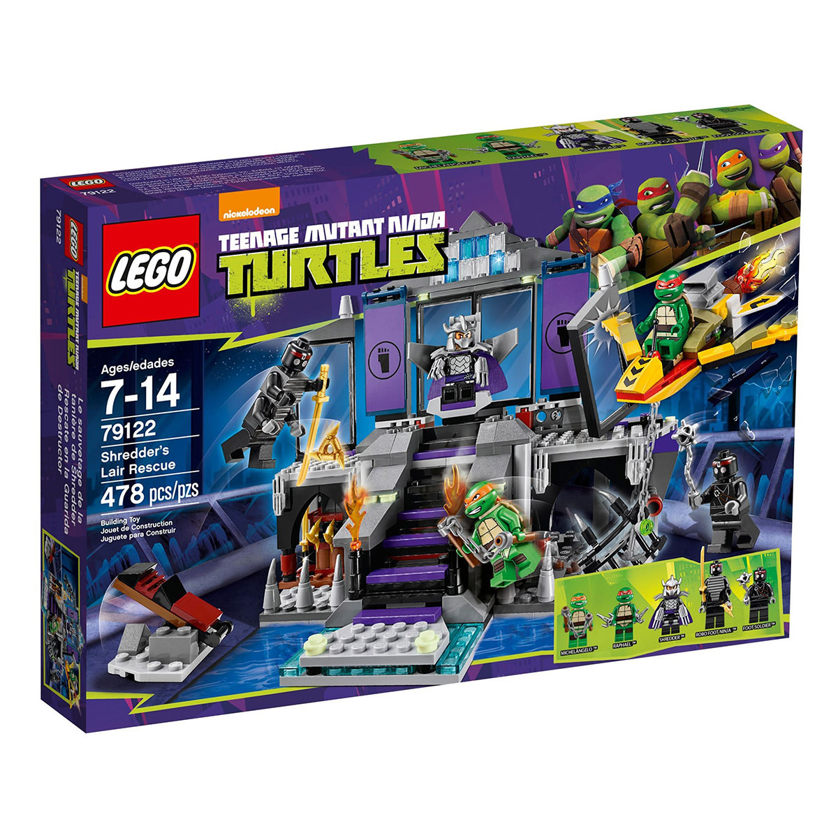 LEGO Teenage Mutant Ninja Turtles 79122 Shredder's Lair Rescue