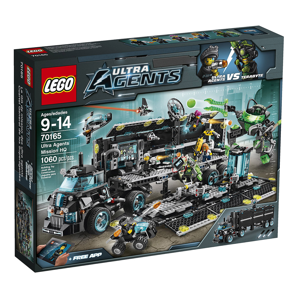 LEGO Ultra Agents 70165 Ultra Agents Mission HQ